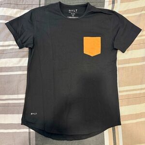 Bylt Basics Drop-Cut Pocket T-Shirt - Black/Tan